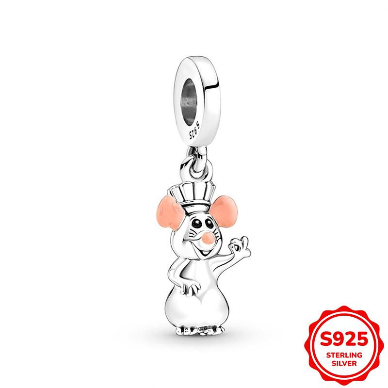 Charms Silver 925 Pendant Beads Fits 3mm Bracelet Bangle Necklace For Women Luxury DIY Jewelry Making Fine Gifts