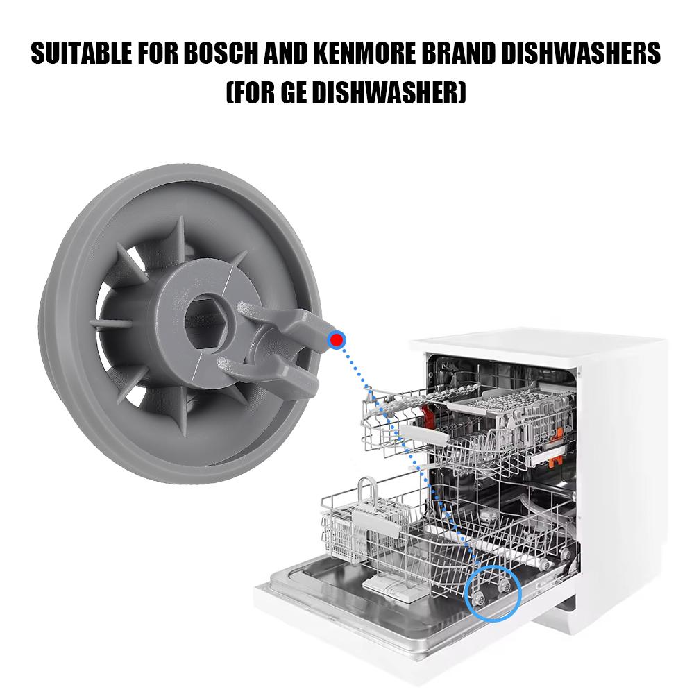 Dishwasher Lower Bottom Basket Wheels For Bosch For Neff For Siemens Dishwasher Spare Parts Lower Rollers Dishwasher Wheels