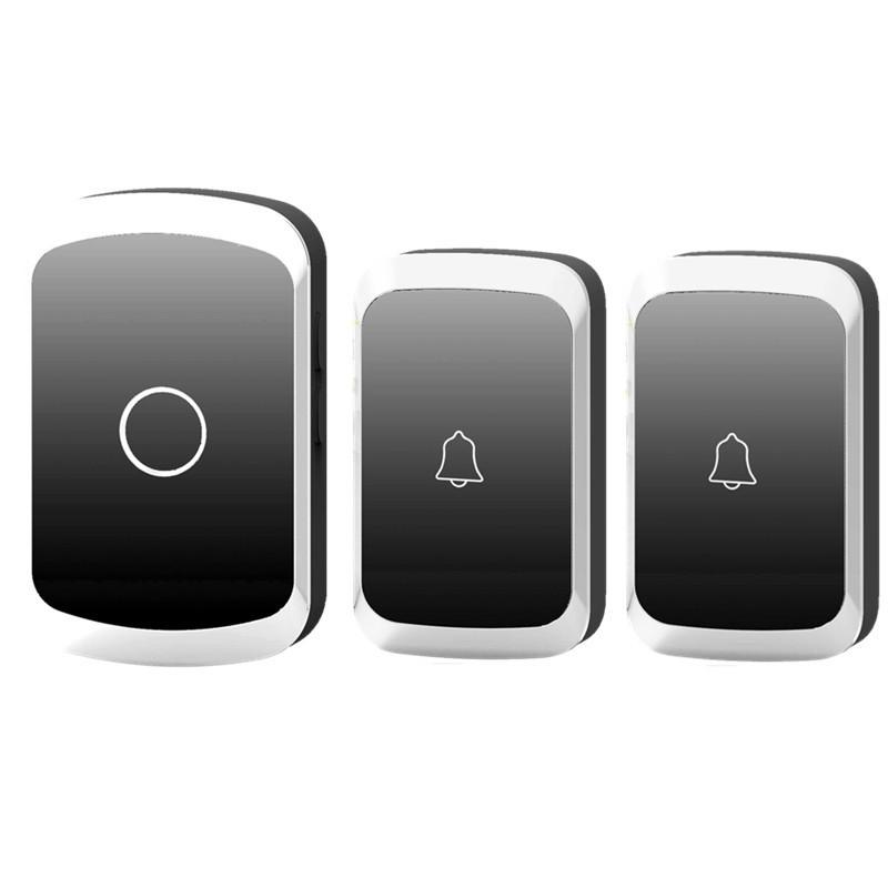Kajia Si Wireless Smart Doorbell: Waterproof Dual-Function AC Digital Door Chime with Music