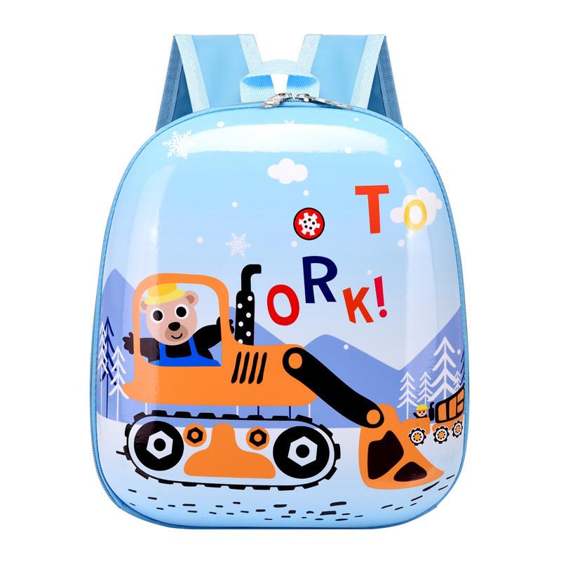 Childrens Cartoon Animal Pvc Backpack With Waterproof And Wearresistant Features For School Use