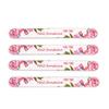 Crescent-Shaped Butterfly Flower Print Nail File - Thin Wood Chip Manicure Shaping and Grinding Tool