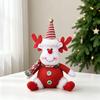 Youqi Christmas Decorations: Cartoon Santa and Snowman Doll Ornaments for Christmas Tree.