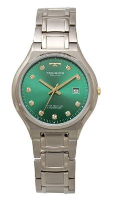 Titanium Date Watch T9B88IM Silver Men's