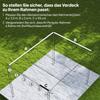 Retractable Pergola Cover, 3.5 x 2.6 m Replacement Canopy Fabric for 4 x 3 m Frame, Roof Top Only, Light Grey