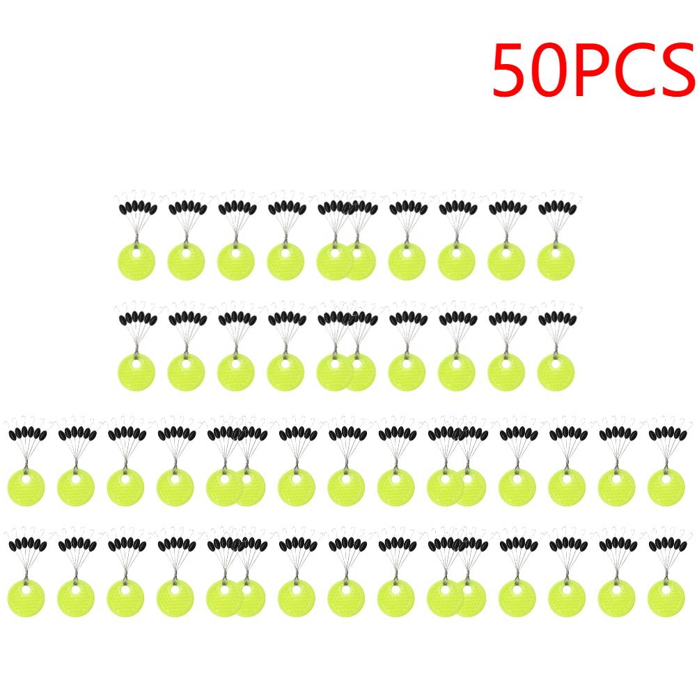 10-60PCS/Group Rubber Space Beans Stopper Oval/Long Column Shaped Fishing Line Space Beans Vertical Beans Fish Bobber Tools