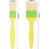 Pastry Brushes Basting Oil Brush for Spreading butter, oil, or egg wash,Cooking Baking BBQ Oil Brush (2, 1in, 2in)