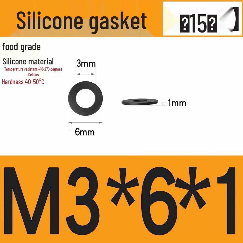 Silicone High-Temp Waterproof Gasket & Shock Absorbing Seal Pad