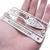 Outdoor Multi-purpose Stainless Steel Tool Card Trap Fish Hook/ Outdoor Camping Tool
