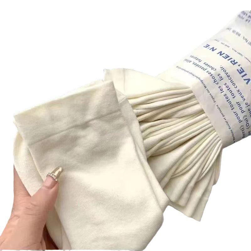 Women's Summer Mid-Calf Maternity Socks - Solid Color, Versatile for Students & Sports