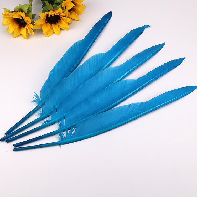 10Pcs Bulk Goose Feathers, 30-35Cm Diy Hunchback Feathers For Pens
