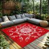 Vintage Persian Area Rug Non Slip Washable Floor Mat Living Room Home Decor Bohemian Carpet Modern Abstract Pattern Red