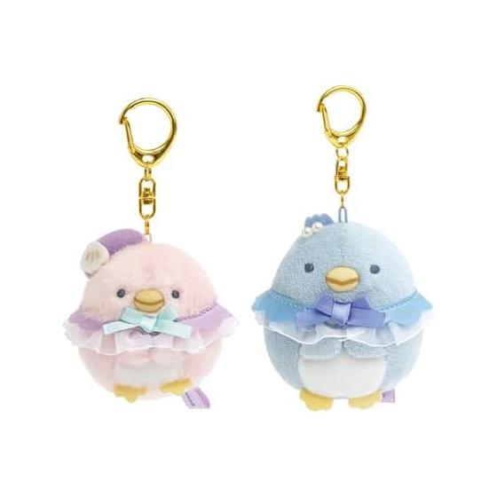 San-X Sumikkogurashi Hanging Stuffed Penguin Hina & Penguin (Real) Set Bag Charm Stuffed Charm School Bag Keychain Cute