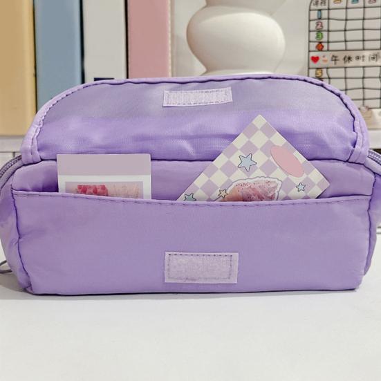 Yousheng Large Pencil Case, Wide Opening Pencil Pouch with Zipper, Multi-layer Aesthetic Pen Bag for Teens Girls Women, Portable Pen Holder for Office