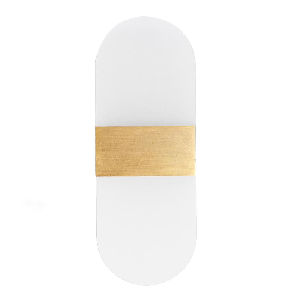 LED Wall Light Acrylic 360 degrees  Up Down 6W Warm Modern Wall Lamp for Hallway Bedroom Restaurant 90?265V