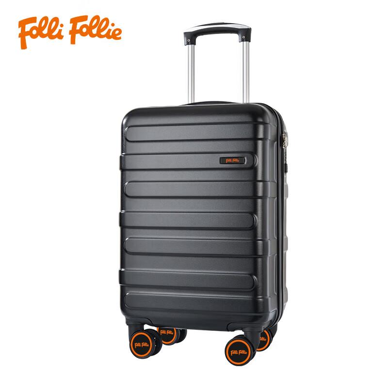 Folli Follie 20-inch Striped Lightweight Luggage