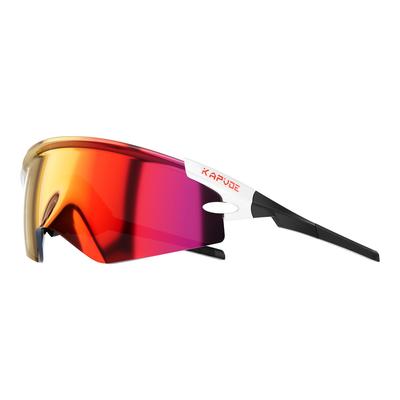 KAPVOE Sports Sunglasses for Men and TR90 Field of UV400 Adjustable Nose Integrated Mirror for and Running Women, Ultra-Lightweight Frame, Ultra-Wide