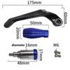 Motorcycle Handlebar Brake Clutch Levers Protector Guard Handle Bar Moto Parts Bike Universal CNC Aluminum + ABS Plastic