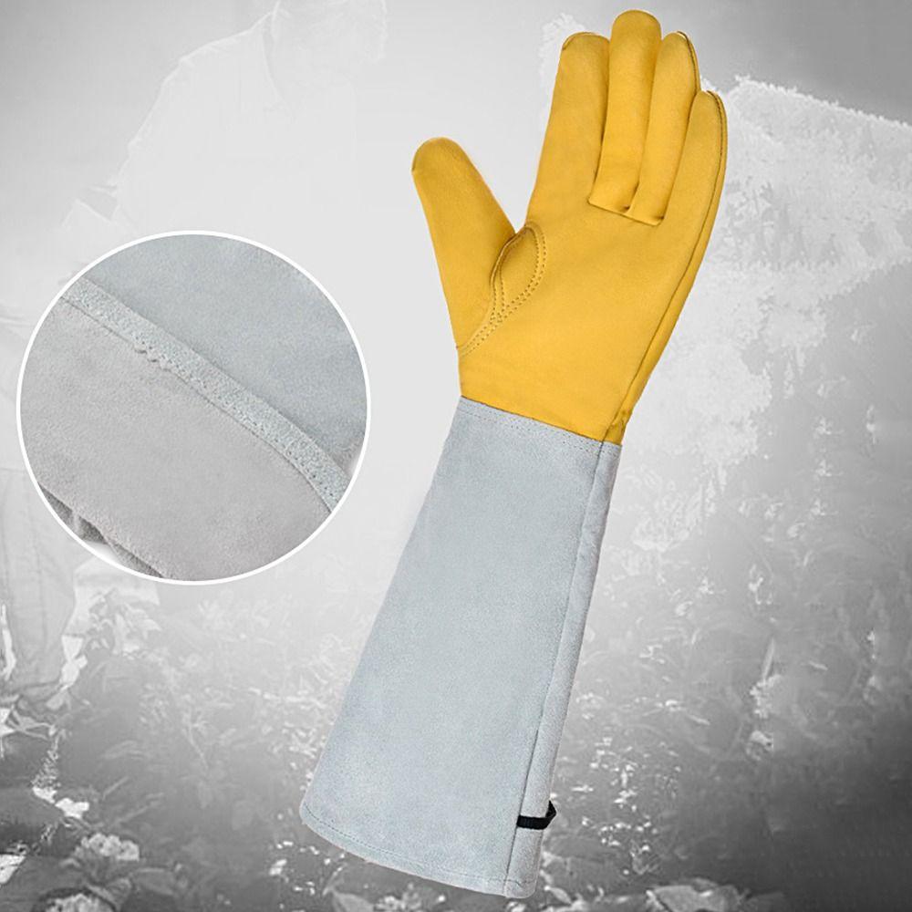 Long-sleeved Thorn Proof Gardening Gloves Breathable Safety Rose Pruning Gloves Thickened Anti-slip Labor Protection Glovess