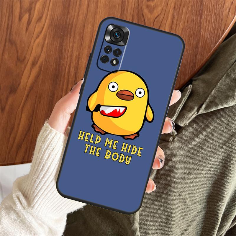 

Duck With Knife Duck Cute Case For Xiaomi Redmi Note 14 Pro 13 12 11 10 15 Pro Plus Redmi 15 C 13 10C 12C 14C 13C Cover Redmi Note 15 5G
