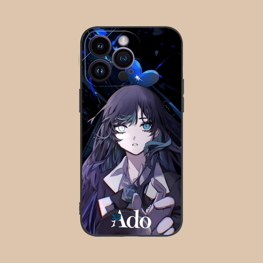 

Ado Rose Anime Mobile Phone Case for iPhone 17 16 15 14 13 12 11 X XR XS 8 7 Air Pro Max Plus Mini Colorful Cover Cover Pretty iPhone 7 Plus