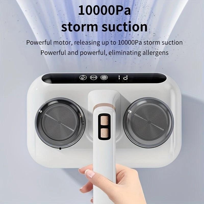 10000PA Cordless Handheld Vacuum Cleaner, 2-in-1 Mop and Vacuum Combo, Wireless Stick Vacuum with LED Digital Display, 80000 RPM Dual Noise Reduction