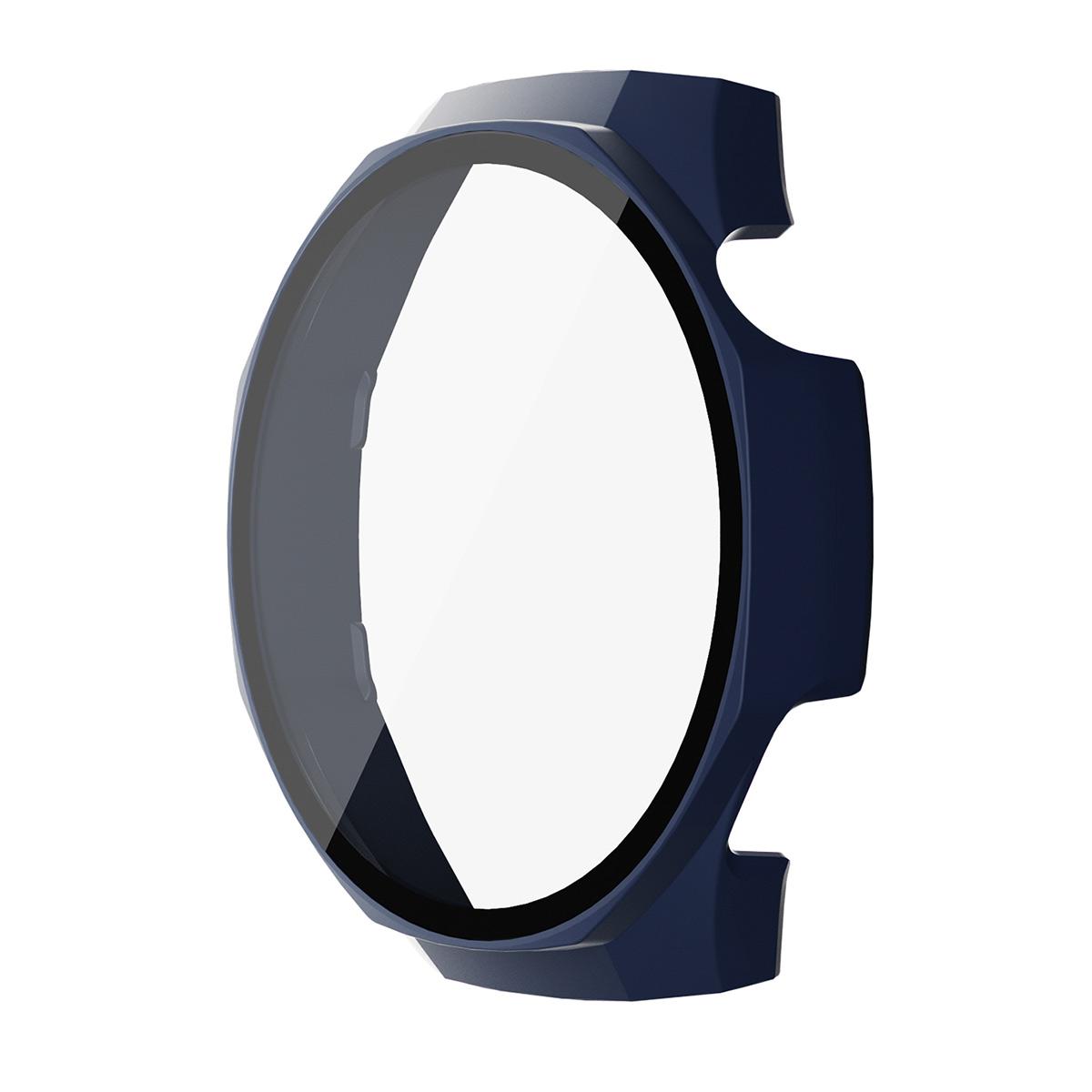 Для Huawei Watch GT 5 Pro 46 мм Чехол для часов ENKAY HAT PRINCE Прорезиненный Жесткий ПК Чехол с Закаленным Стеклом D