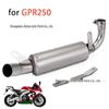 Kit de Modification de Suppression de Chicane pour Pot d'Échappement de Moto Aprilia GPR250