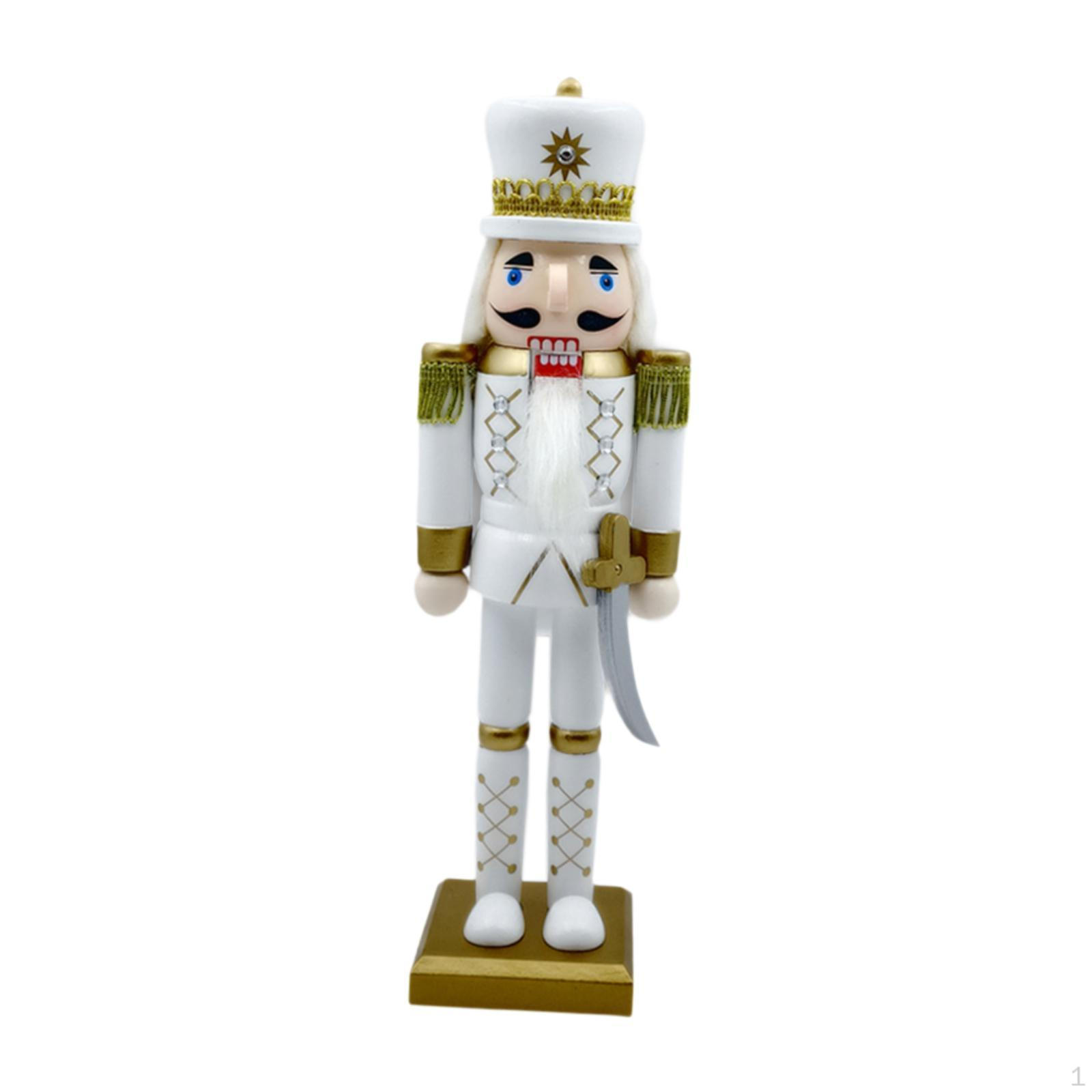 

Фигурка Щелкунчика, рождественское украшение, центральная часть стола, коллекционная статуэтка, орнамент