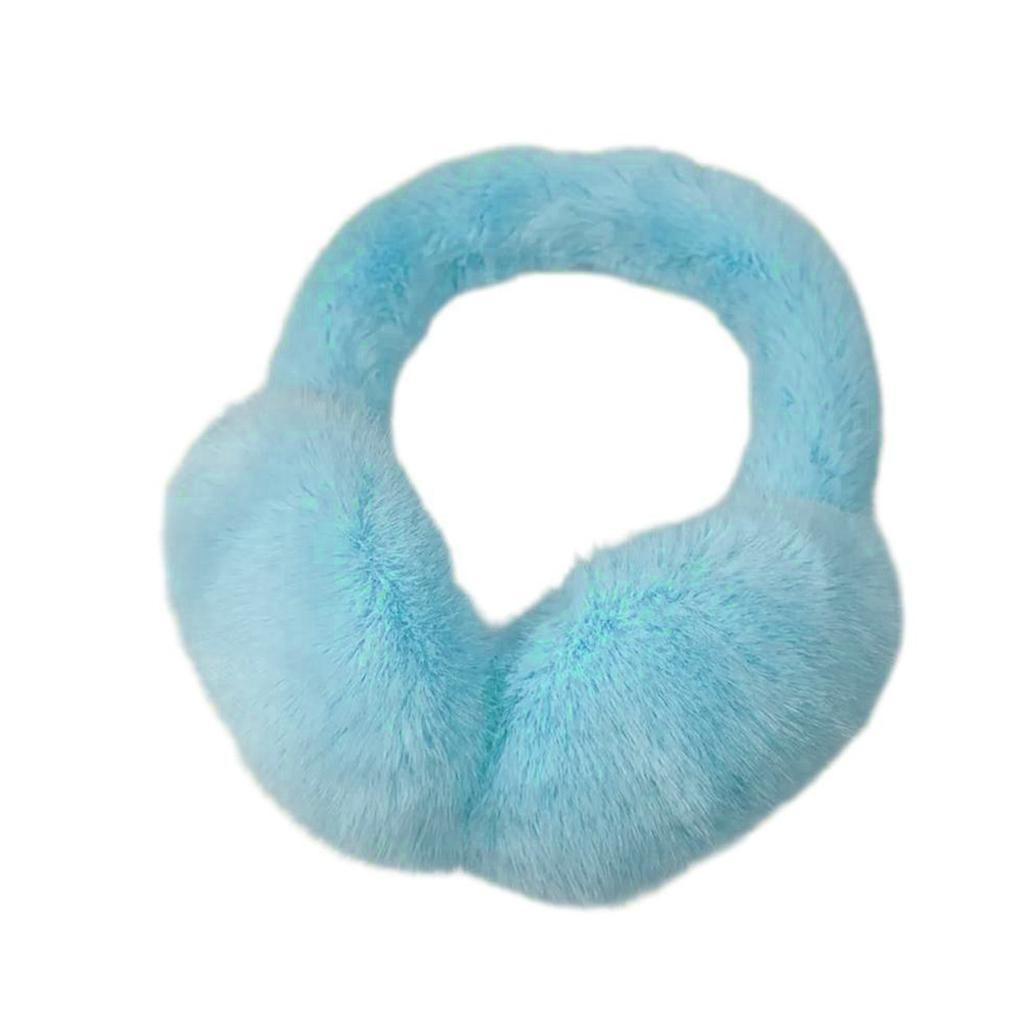 Fashionable Plush Ear Muffs for Women and Girl Foldable and Comfortable Ear Protectors for Easy Storage Sport Gear