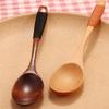 Wooden 2PCS Rice Kitchen Supplies Utensil Soups Fork Dinnerware Sets Spoon Tableware