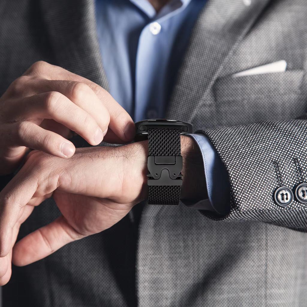 Parachute Buckle Straps for Samsung Galaxy watch ultra 47mm belt milanese loop bracelet correa Galaxy watch 7 ultra 47mm band