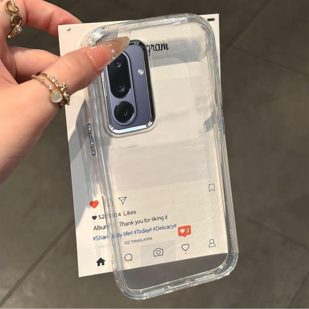 DIY Photo Insert Clear Phone Case for Samsung Galaxy M36 5G Soft TPU Cover