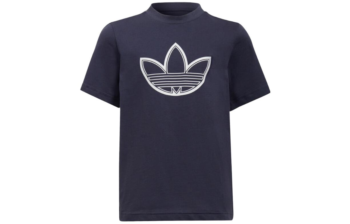 Adidas Originals Kids T Shirts Crew Neck Moderate HE2075 116
