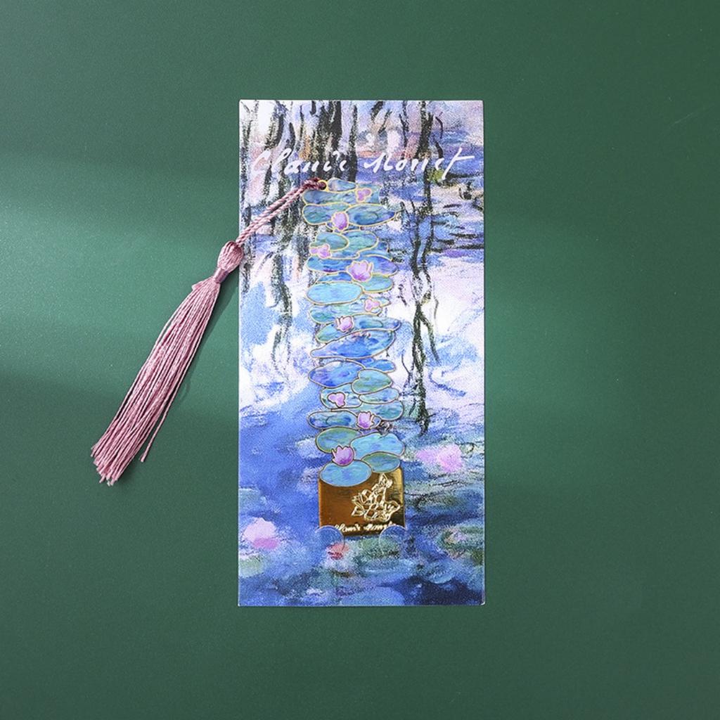 Oil Painting Bookmark Classical Vintage Art Bookmark Metal Bookmark Elegant Artistic Book Clip For Gift Giving Student Rewards