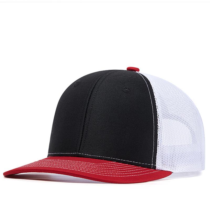 Custom Embroidery Logo Baseball Cap Summer Breakable Net Blank Truck Caps Men's Women Text Letter Richardson Hats Custom Logo