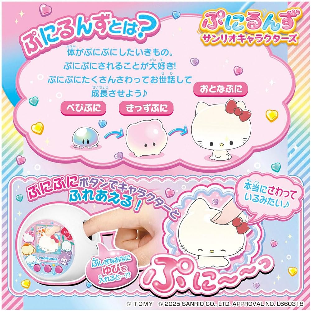 Takara Tomy Puniruns Sanrio Characters Toy Digital Award Winner 2025 Interactive Playset