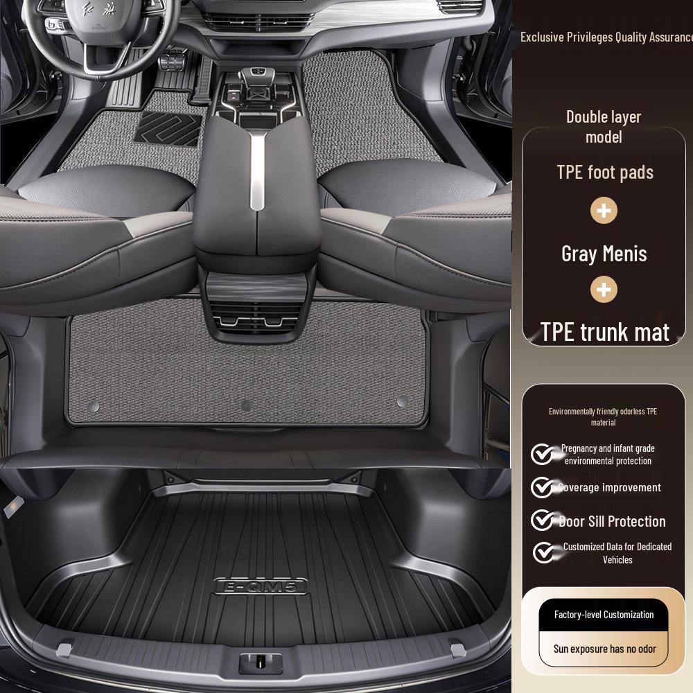 Hongqi EQM5 Full Coverage Interior TPE Car Floor Mats