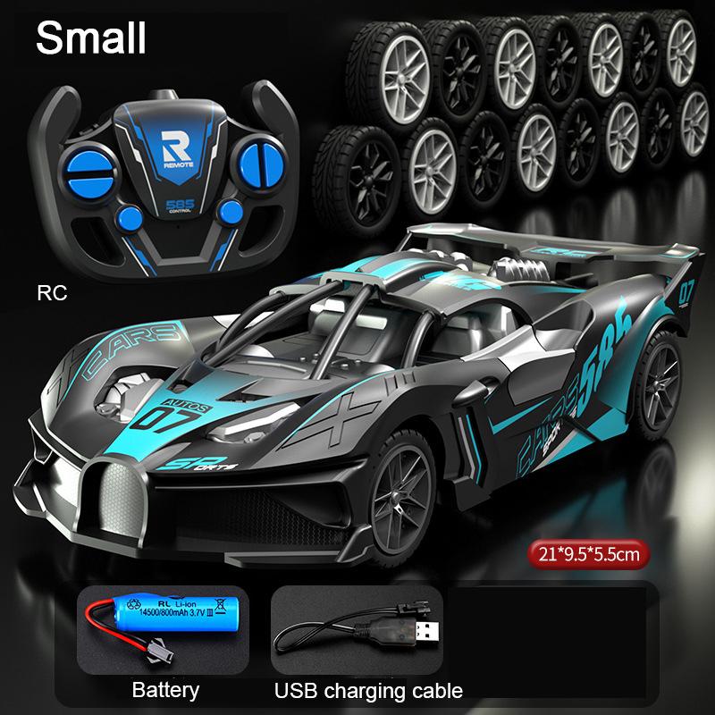 4WD RC Sports Car High Speed Remote Control Mini Scale Model Vehicle Electric Drift Racing Car Toys for Boys Kids Back To School