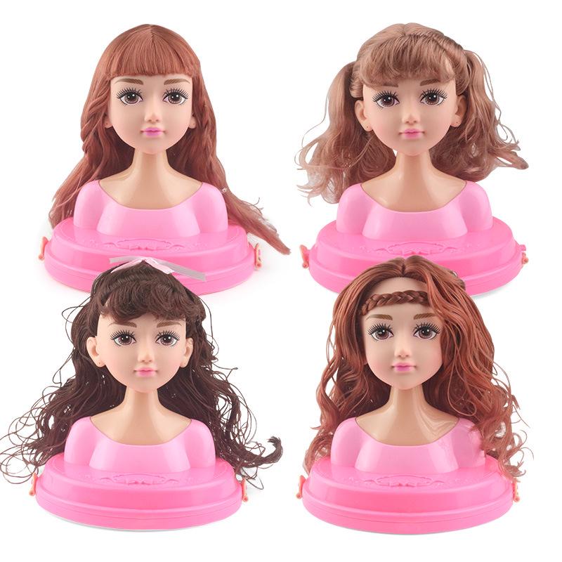 Hair Styling Barbie Doll Set: Half-body Princess Makeup Toy for Girls