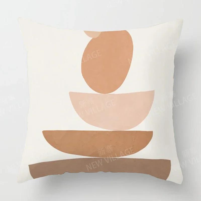 Nordic Fall Home Decor Autumn Throw Pillow Cover Sofa Cushion Cover Modern Morandi