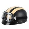 Summer Ventilated Half Helmet With Visor Electric Scooter Riding Safety Gear Adult Unisex Cycling Protective Headwear