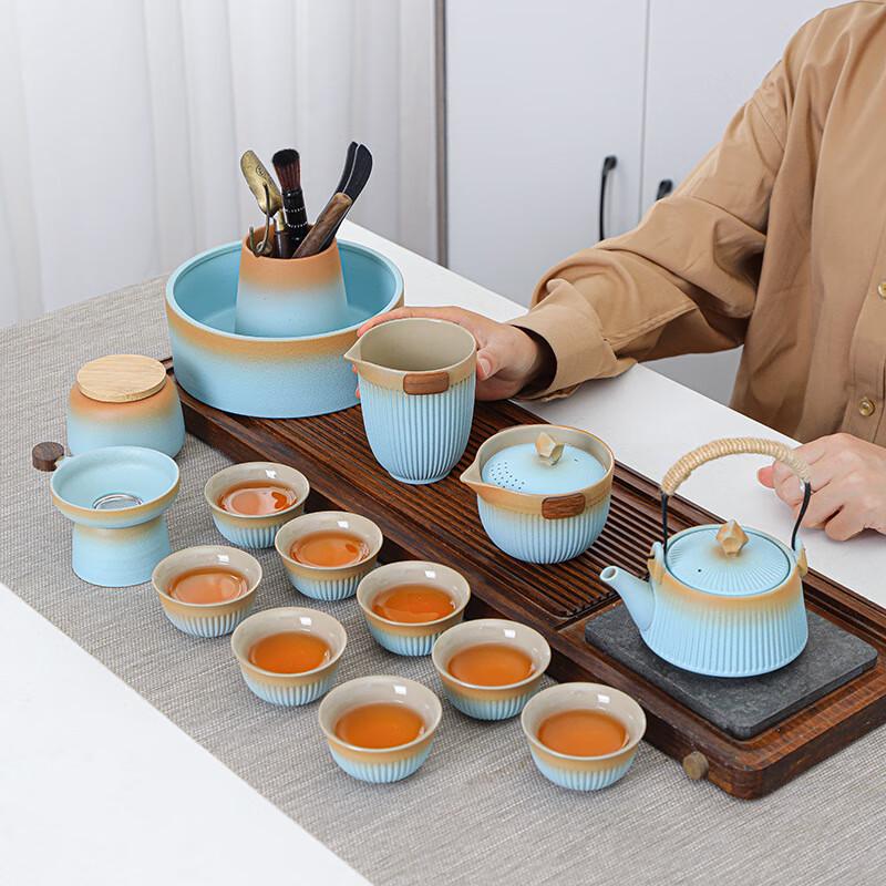 

Duanjiang Ceramic Gradient Kung Fu Tea Set