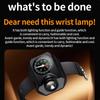 Wrist LED Light Wristwatch Flashlight with Compasses Rechargeable Outdoor Bracelet Flashlight Tactically Torch Camping Running