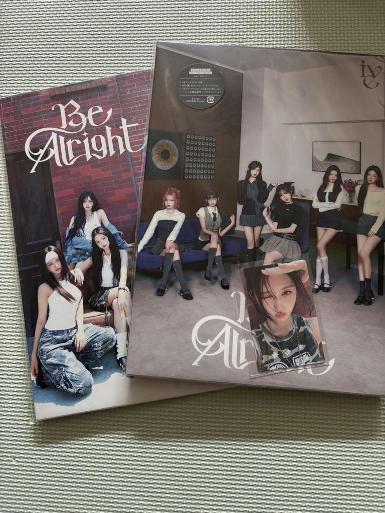 [USED] IVE Be Alright CD 2 types trading card Gaul