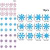 Christmas Snowflake Cake Toppers With Shining Design Paper For Holiday Party Decor
