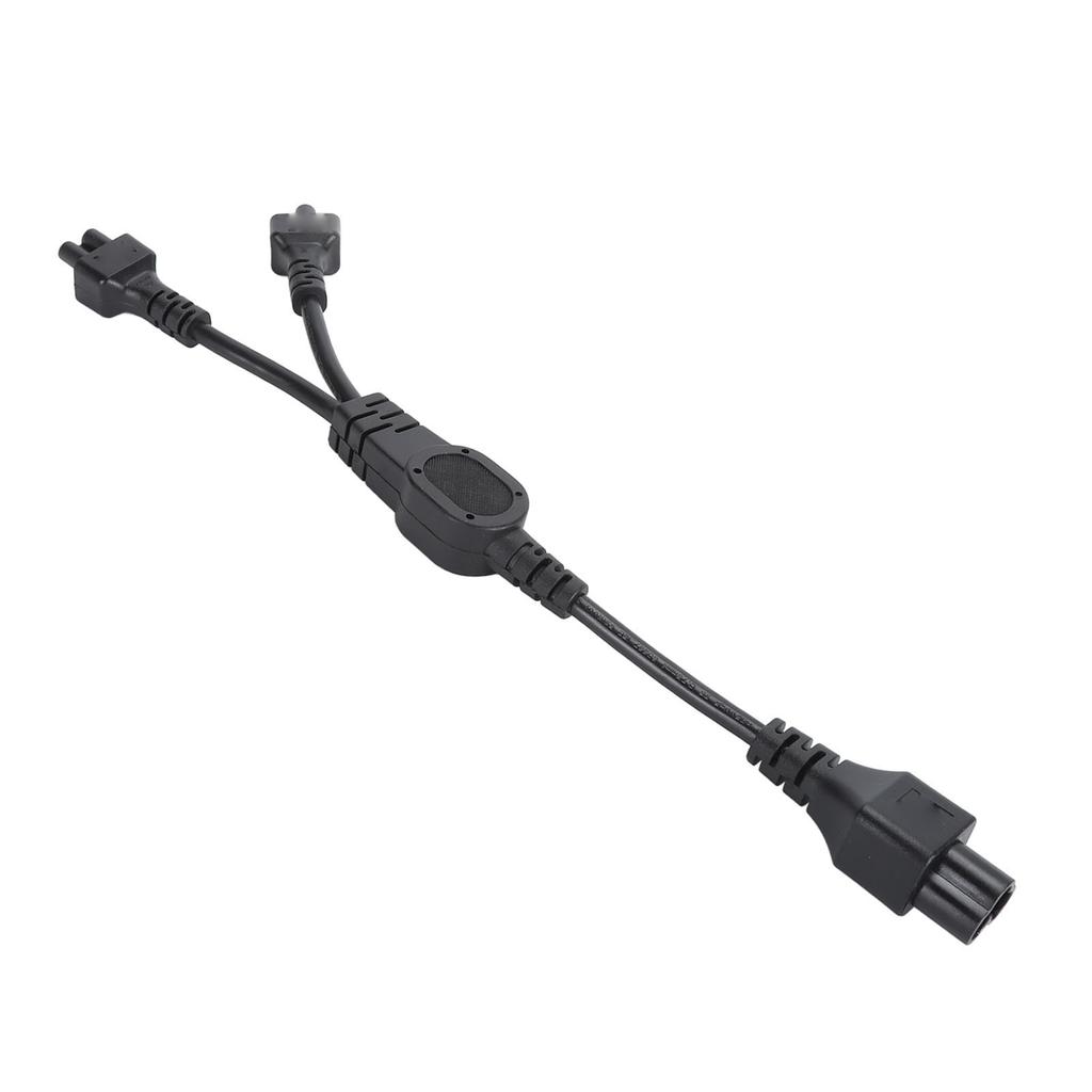 IEC320 C6 Male To Dual C5 Female Power Cord 0.32m 1ft C6 To 2xC5 Y Splitter Power Cable 2.5A 250V