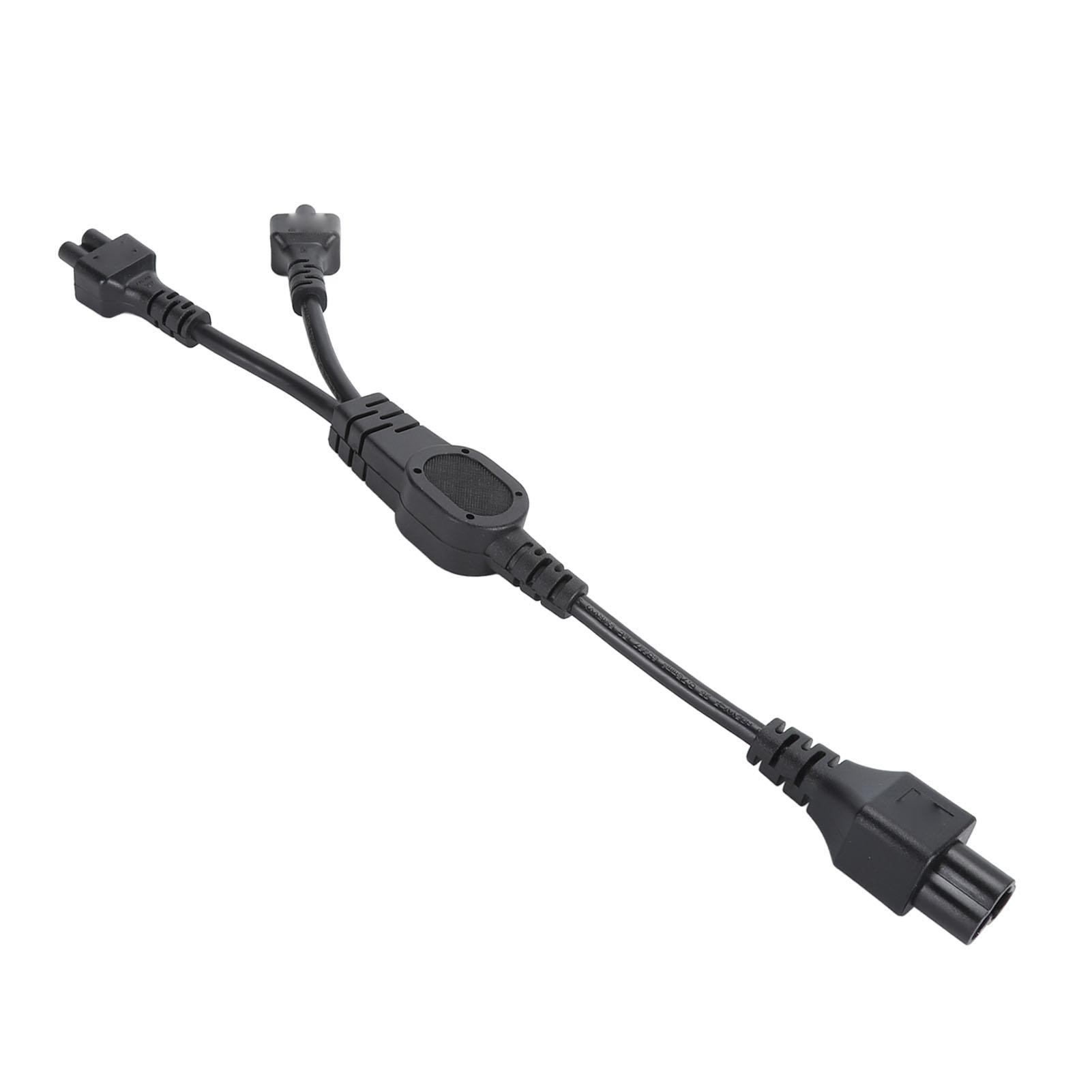 

IEC320 C6 Male to Dual C5 Female Power Cord 0.32m 1ft C6 to 2xC5 Y Splitter Power Cable 2.5A 250V