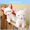 Plush Fox Sitting Toy Stuffed Animal Doll Cartoon Decoration Kids 38cm Gift