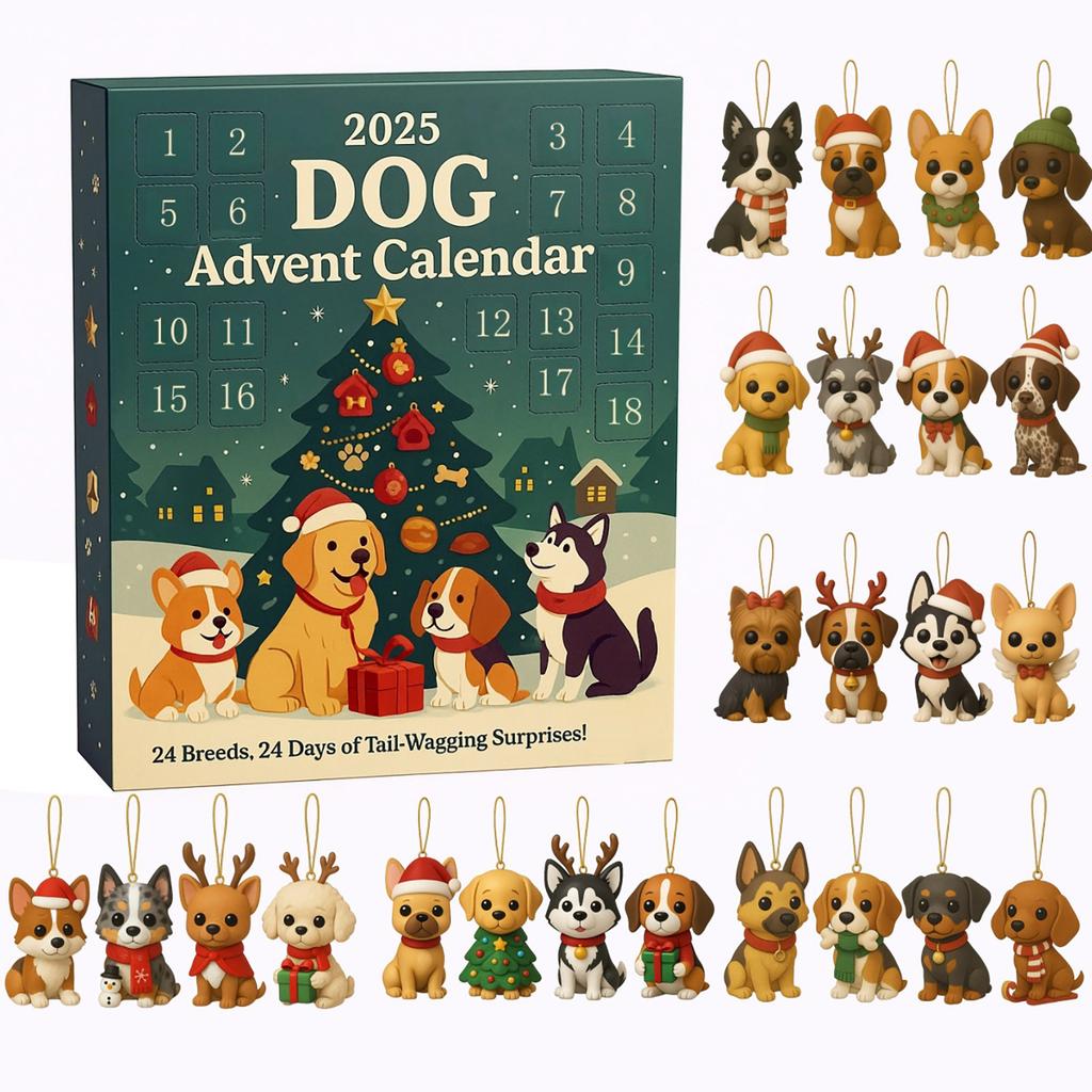 Adventní kalendář 24 dní odpočítávací kalendář se sběratelskými hudebními postavičkami, Adventní kalendář