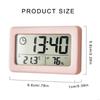 62KD Modern Desk Clock with Thermometers and Hygrometer Meter Functions